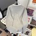 Men's Waffle Knit Long Sleeve T-Shirt - Cleanfit Vintage Style Oversized Casual Top For Spring & Autumn_viptrois.com