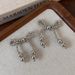 High Grade Pearl Bow Circle Tassel Shoe Buckle Pendant Fashionable Small Fragrance Style Shoe Accessories_viptrois.com