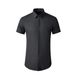 Men’s Short-Sleeve Shirt – Bold Back Crystal Rhinestones, Slim Fit, Breathable Cotton, Streetwear Fashion_viptrois.com