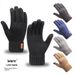 Men's Winter Wool Gloves With Thick Wool And Knitted Touch Screen Gloves Made Of Alpaca Wool_viptrois.com