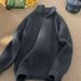 Inspired Half-Zip Polo Knit Sweater – Casual Oversized Pullover For Men (M-3XL, Stretch & Easy-Care Streetwear Essential)_viptrois.com