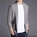 1 2022 Spring And Autumn New Men's Short Knitted Cardigan Fashion Fresh Slim Outerwear Sweater Jacket_viptrois.com