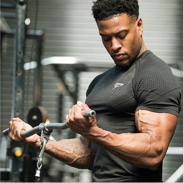 Muscle Fitness Partner Sports Running Tights Men's T-shirt Quick Drying High Bounce Fitness Training Short Sleeve Coaching Clothes_viptrois.com