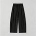 Summer Men's Thin Wide Leg Pants Fashionable Casual Style Tencel Cotton Linen Blend Old Money Look Simple Relaxed Fit Curved Design_viptrois.com