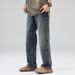 Men's Clothing Monkey Jeans Men's Straight Leg Wide Leg Casual Pants Men's Youth Mid Waist Pants Men's Casual Versatile_viptrois.com