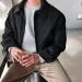 Trendy Vintage Versatile Cropped Lapel Jacket Zipper Up Casual Style Niche American Style Jacket For Men Fashionable Spring Autu_viptrois.com