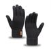 Men's Winter Wool Gloves With Thick Wool And Knitted Touch Screen Gloves Made Of Alpaca Wool_viptrois.com
