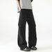 American Style Pleated Paratrooper Cargo Men 2025 Summer Thin Loose Versatile Wide-Leg Quick-Dry Casual Long Pants_viptrois.com