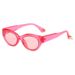 Candy-Colored Cat Eye Sunglasses - Retro Exaggerated Design With UV400 Protection (Small Frame, Personalized Decor)_viptrois.com