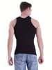 2025 Men's Vest, Black, 3-piece, Breathable, Quick-drying, Sports Vest Made Of Polyester Fiber, Suitable For Gym, Running And Training, Casual, Pure C_viptrois.com