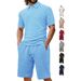 Men's Clothing Men's Jacquard Polo Shirt Suit Summer Lapel Casual Short Sleeved Manufacturers Direct Supply_viptrois.com