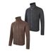 Old Money Style Coffee Color Blend Half Turtleneck Cardigan For Men Autumn High-End Cleanfit Knitted Sweater Jacket_viptrois.com