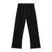 Nirben Men's Style Solid Color Sweatpants Elastic Waist Loose Flare Casual Wide Leg Sports Pants_viptrois.com