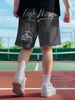Unbeatable Quality Summer Men's Renaissance Material Printed Trendy Brand Fitness Running Sports Basketball Shorts_viptrois.com