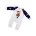 Christmas deer alphabet scarf Christmas family dress printed homewear pajamas_viptrois.com