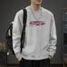American Heavyweight Sweatshirt For Men, New Spring And Autumn Japanese Retro Loose Top, Oversize Crew Neck Jacket_viptrois.com