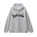 Velvet Cardigan Hoodie Men's Spring And Autumn Trendy Brand College Style Top Loose Fit Fat Plus Size Hooded Jacket_viptrois.com