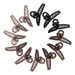 Autumn/Winter Brown Cross Pearl Claw Clip - Simple Large Back-of-Head Updo Clip - Premium Shark Clip_viptrois.com