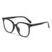 New Casual Versatile Anti-blue Glasses Frame Douyin Finished Myopia Glasses Frame Trendy Large Frame Flat Mirror_viptrois.com