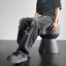 Men's Clothing Ripped Jeans Men Summer New Thin Design Niche Washed Distressed Loose Straight Trousers_viptrois.com