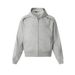 Spring And Autumn Men's Sweatshirt Vibe Trend American Deconstructed Design Loose Hooded Zipper Jacket Solid Color_viptrois.com
