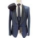 Men's Clothing Knitted Men's Wedding Casual Host Suit 3 Piece Suit 3piss_viptrois.com