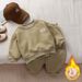 Kids' clothing Children's fall hoodie winter fleece loose tracksuit boys and girls_viptrois.com