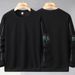 Men's Clothing Plus Size Autumn New Black American Style Heavy Loose Teenager Fat Plus Fat Plus Size Coat_viptrois.com