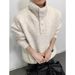 High Neck Sweater For Men, Warm And Loose Knit Sweater, Casual Pullover Sweater_viptrois.com