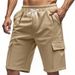 Men's Clothing Men's Sports Five Point Shorts Style Breathable Loose Fit For Summer Suitable For Squatting Jogging Casual Wear Multi Pocket Cargo_viptrois.com