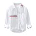 2092 Spring Fashion Long Sleeve Shirt Men's Square Collar TB Casual Shirt Spring Hong Kong Style Ribbon Contrast Color Jacket Men_viptrois.com