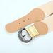 Waist Fashion Dress Women's Leather Buckle Animal Print Elastic Wide Belt_viptrois.com