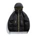 Men's Utility Workwear Jacket – Multi-Pocket Winter Coat, Streetwear Bomber With Detachable Hood & Reinforced Stitching_viptrois.com