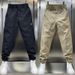 Men's Slim Fit Casual Pants Autumn Fashion Elastic Waist Harem Work Trousers Trendy Loose Style_viptrois.com