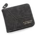 Wallet Card Cases Simple Men's Short Zipper Wallet Stitching Retro Fashion Multi Card Slot Zipper Coin Purse_viptrois.com