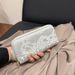 Women’s Bags New Snakeskin Pattern Long Zipper Wallet With Multiple Card Slots Design Large Capacity Clutch Bag Fashion Coin Purse_viptrois.com