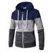 Men's Clothing Autumn and Winter New Men's Cardigan Colorblock Sweater NY003_viptrois.com