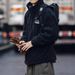 Streetwear Fleece Jacket – Stand Collar Zip-Up Unisex Outerwear (M-3XL, Windproof & Anti-Pilling Polyester, Badge Detail For Urban Styling)_viptrois.com