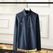 Men's Clothing Long Sleeved Shirt Trendy Star Pattern Fashionable Casual Top For Men Premium Embroidered Shirt Long Sleeve For Formal & Casual_viptrois.com