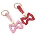 Bow Diamond Car Keychain Full Diamond Mobile Phone Bag Pendant Keychain_viptrois.com