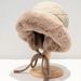 Ear Protection Fisherman Warm Lei Feng Hat, Autumn Winter New Style With Added Velvet, Thick Thickness, Small Face,_viptrois.com