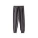 Men's Heavyweight Fleece Jogger Pants - Silver Fox Fleece Lined, Relaxed Fit, Elastic Cuff, Adjustable Waistband, Winter Warm Sweatpants_viptrois.com