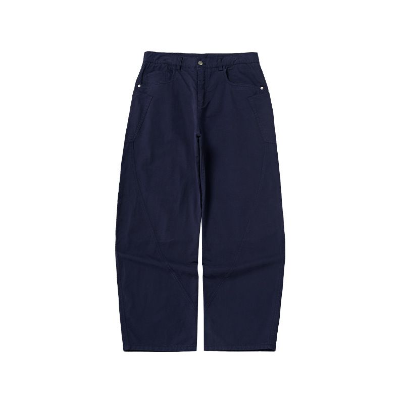 Men's Clothing Jiezhan Men's Wear | Asut Dyed Machete Overalls Loose Retro Casual Trousers_viptrois.com