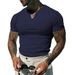 Men's Stretch V-Neck T-Shirt – Breathable Quick-Dry Workout & Casual Tee (Black/Gray/White/Navy/Green) – S-3XL_viptrois.com