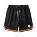 Men's Straight Large Size Youth Casual Pants Beach Shorts Five-Point Basketball Pants_viptrois.com