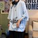 2025 Summer New Fashion Letter Printing Handsome Short-sleeved T-shirt Trendy Casual Men's Crew Neck Top_viptrois.com