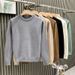Men's Round Neck Sweater - Casual Solid Color Knit Pullover, Slim Fit, Breathable & Stretchy, Versatile For Daily Wear (Multiple Colors & Sizes)_viptrois.com