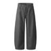 Men's Clothing Draped Scimitar Design Trousers Men And Women Loose Wide Leg Casual Trousers_viptrois.com
