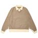 2025 Autumn Men's Clothing Simple Korean Old Money Style Knitted Polo Collar Sweater Two-Piece Base Shirt_viptrois.com