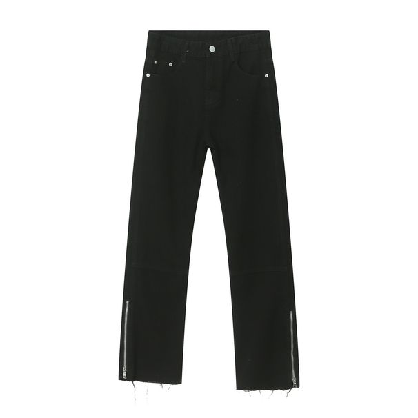 Men's Clothing | New Products for All Seasons Casual Slim Straight Medium High Waist Denim Pants_viptrois.com